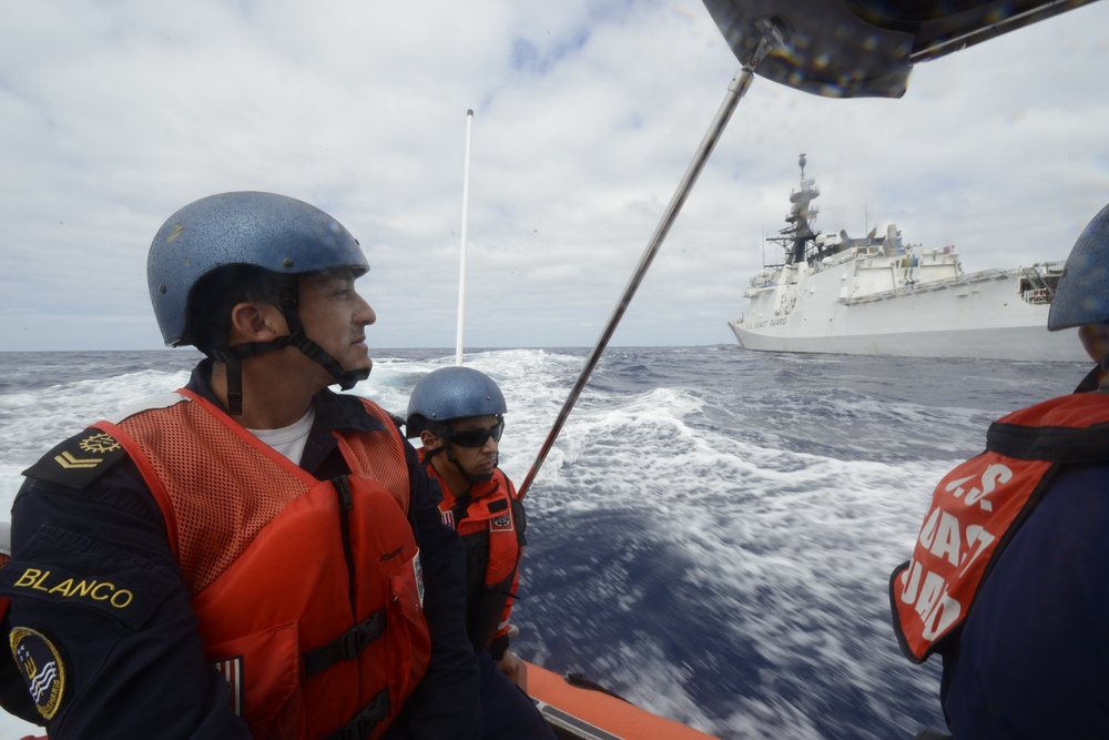 Coast Guard Cutter Waesche: Group sail to Hawaii for RIMPAC
