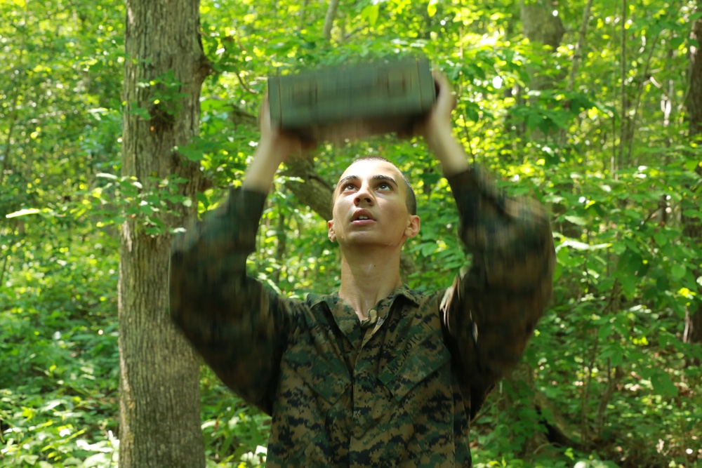 NJROTC cadets trek through Marine Corps Endurance Course