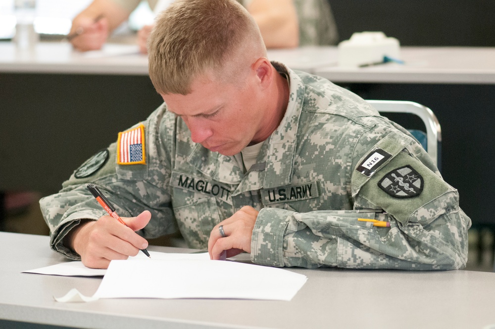 2014 US Army Reserve Best Warrior Competition – board appearance