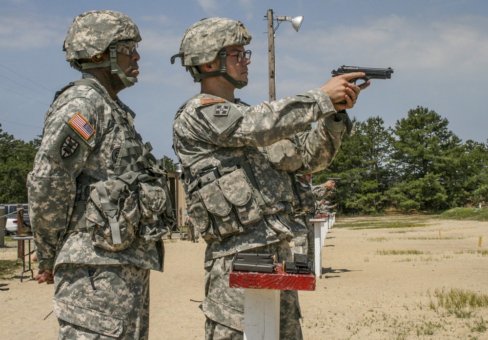 Firing at the range