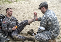 Post foot march care