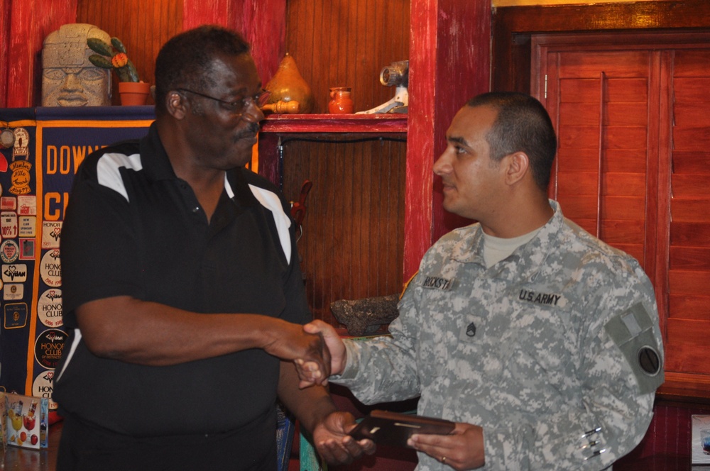 Civitans honor admirable Soldier volunteer