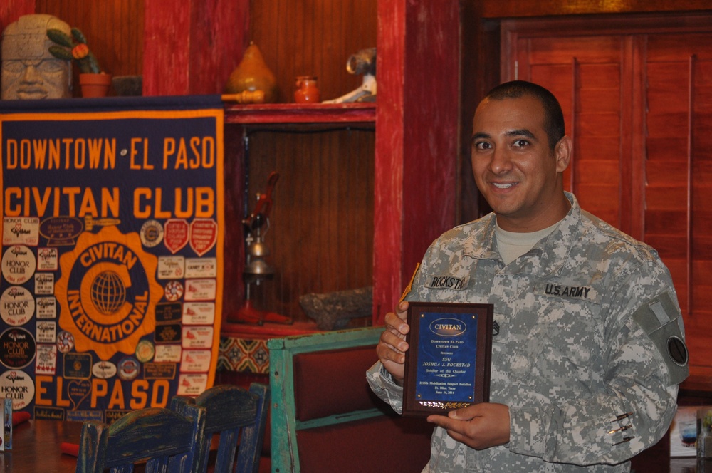 Civitans honor admirable Soldier volunteer