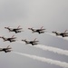 US Air Force Thunderbirds' arrival at Hill AFB