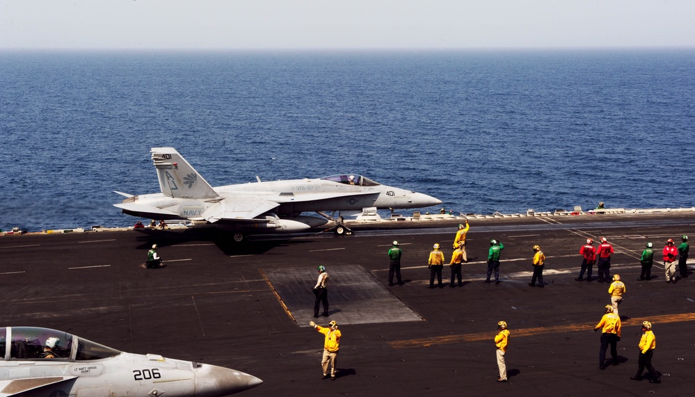 USS George H.W. Bush flight operations