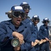 USS Arleigh Burke crash and salvage drill