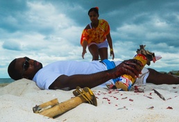 MacDill Airman lucky to be alive after fireworks accident