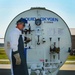 Freezing Air: Airmen prepare liquid oxygen for sampling