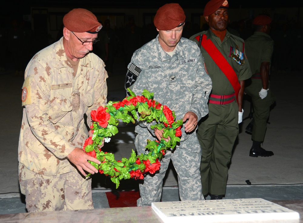 Fiji soldiers remember fallen during ceremony in the Sinai