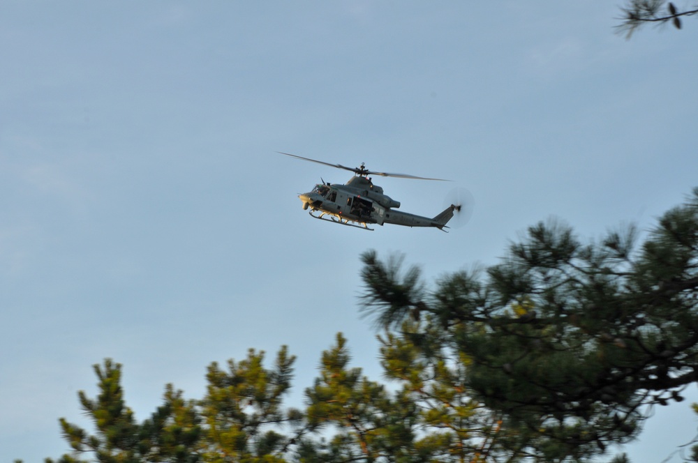 Live fire close air support training at JB M-D-L