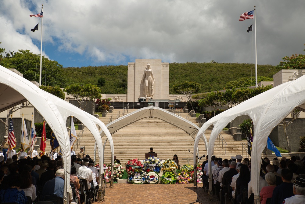 Hawaii commemorates Korean War in annual wreath laying
