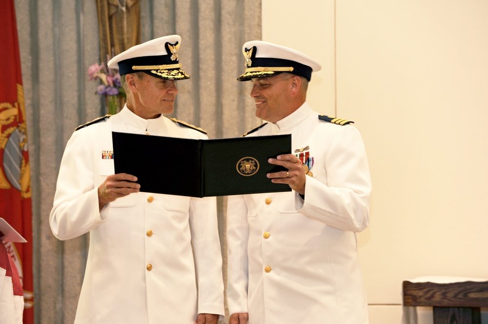 Coast Guard Maritime Force Protection Unit Kings Bay, Ga., holds change of command ceremony Friday