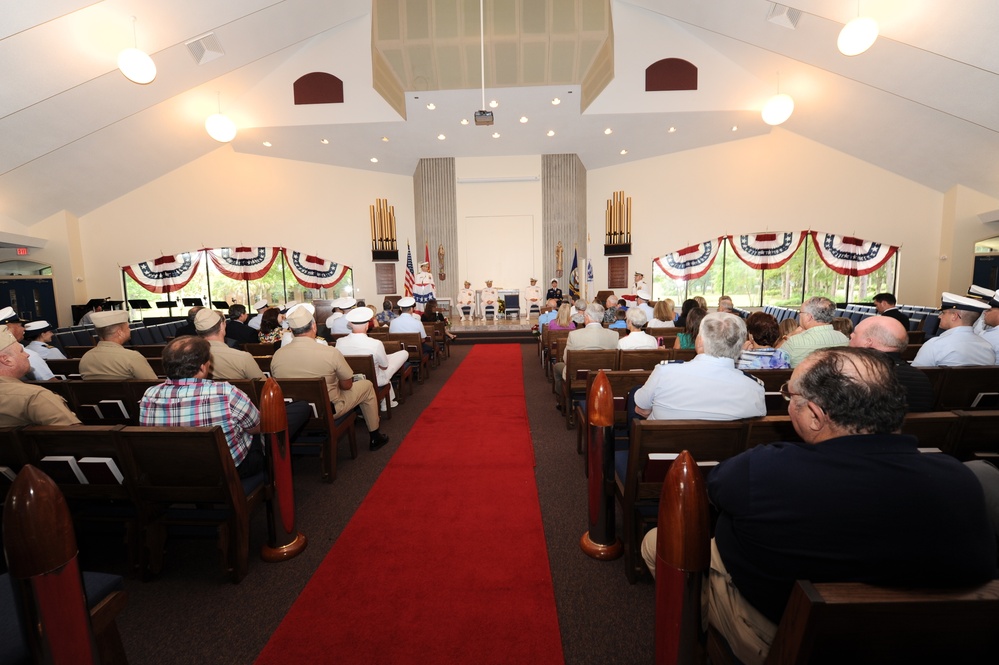 Coast Guard Maritime Force Protection Unit Kings Bay, Ga., holds change of command ceremony Friday