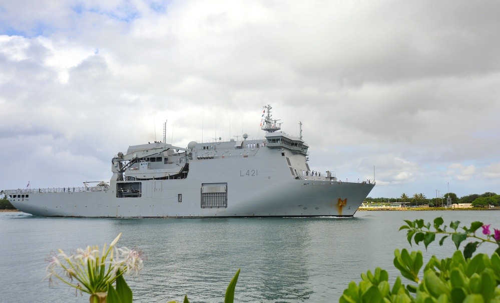 RIMPAC 2014 ship arrivals