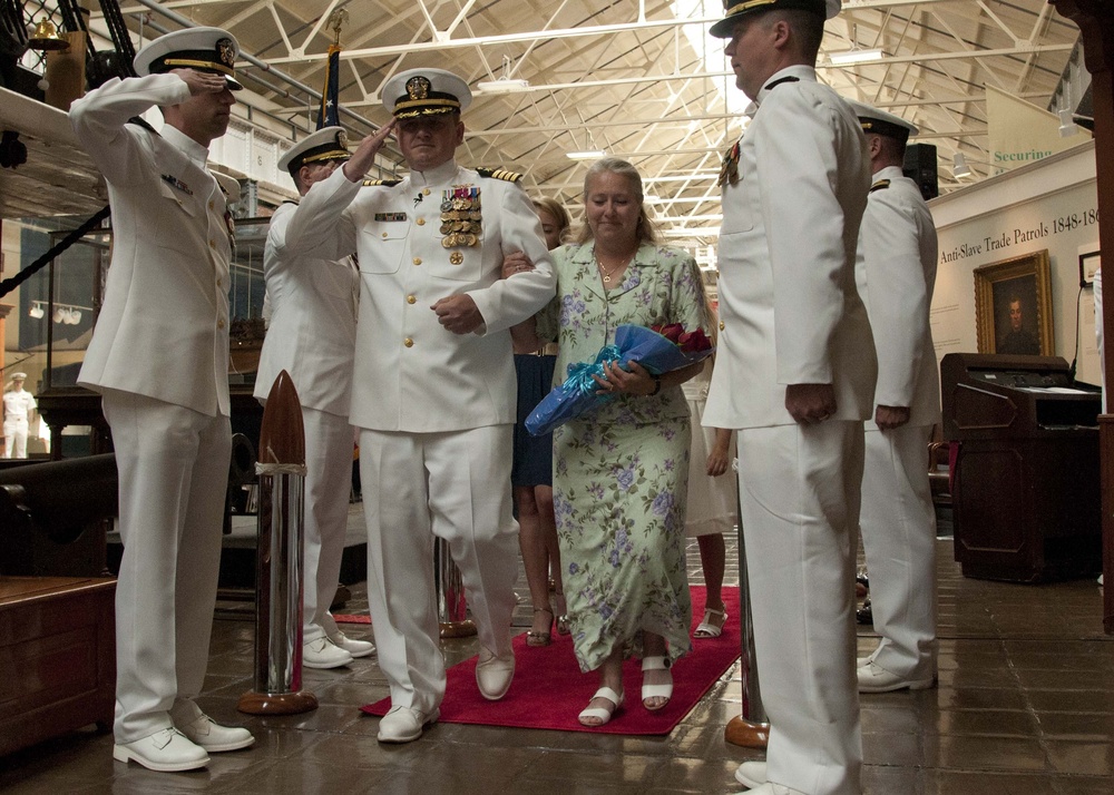 Capt. Henry J. Hendrix retirement ceremony