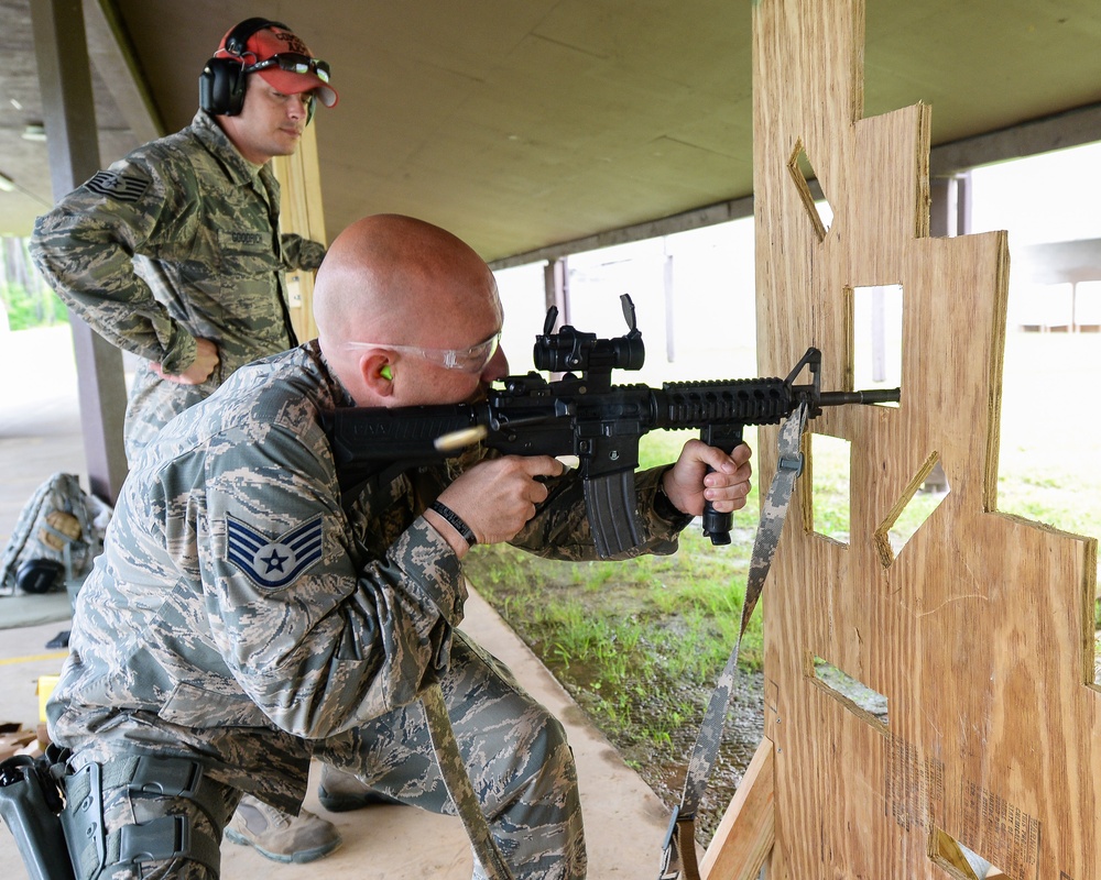 116th Security Forces Squadron 9-hole training exercise