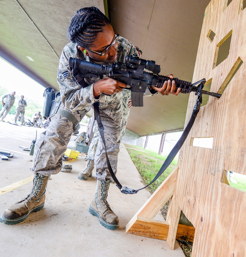 116th Security Forces Squadron 9-hole training exercise