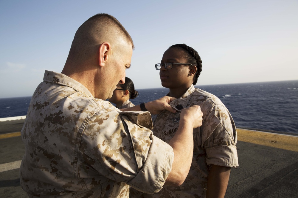 22nd MEU Sailors earn ESWS pin