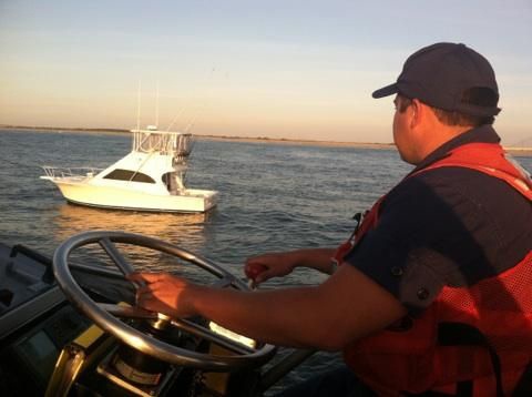 Coast Guard rescues 5 after boat fire off near Indian River Inlet Bridge