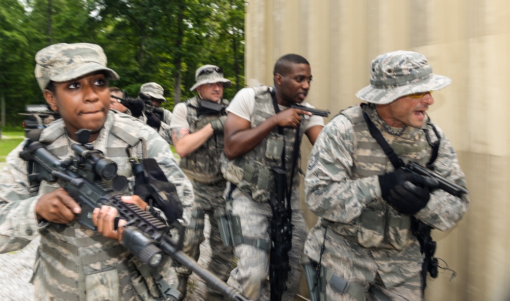 116th Security Forces Squadron COIN training at Catoosa Training Site