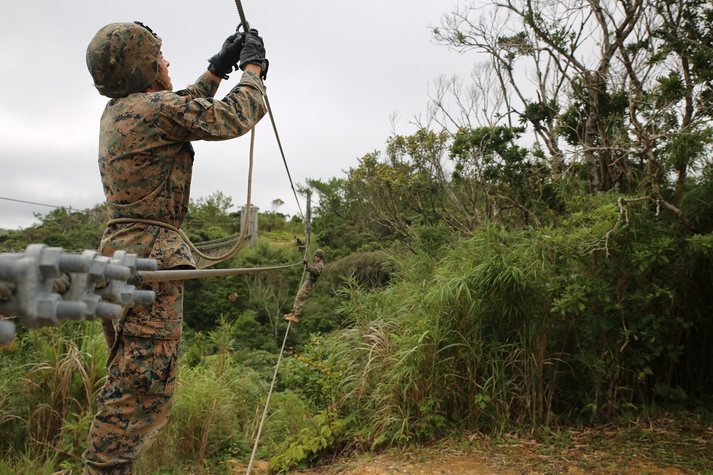 Marines conquer heights at Jungle Warfare Training Center