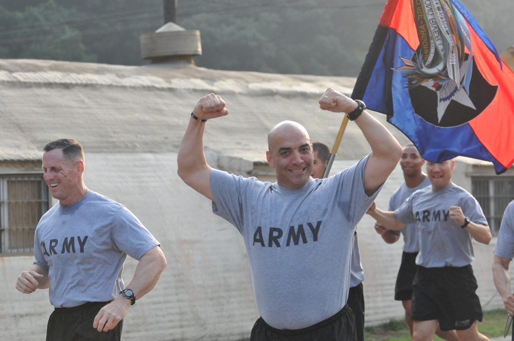 Warrior Friendship Week division run