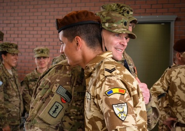 NATO Role 3 hospital team saves Romanian soldier