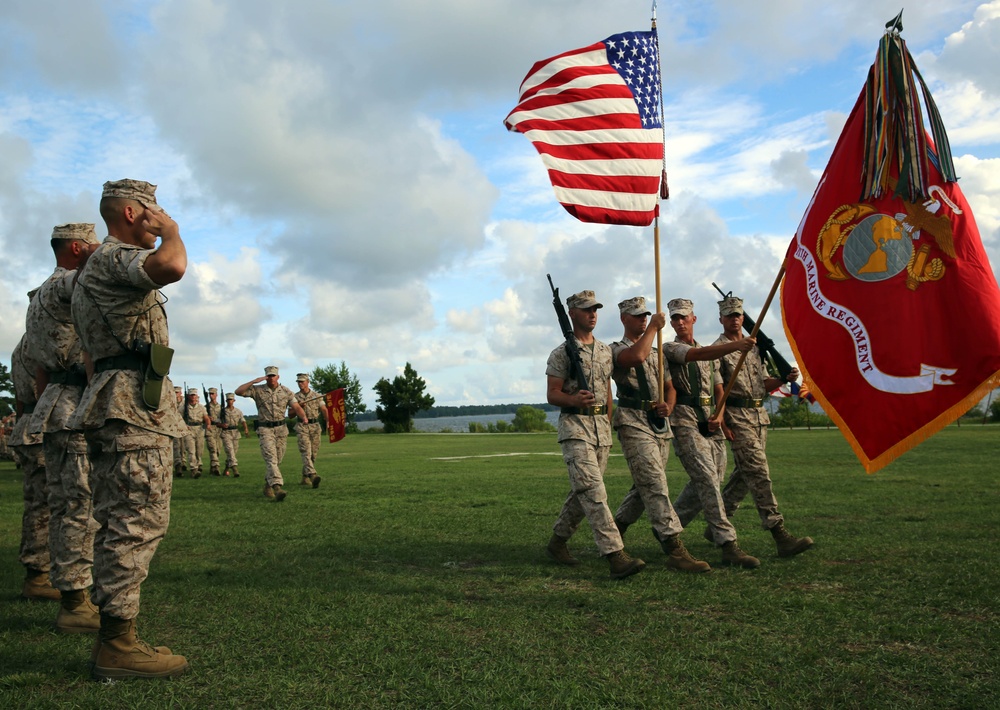 DVIDS - Images - 6th Marine Regiment receives new sergeant major [Image ...