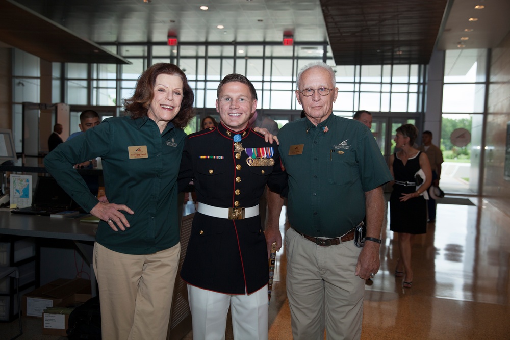 Kyle Carpenter at National Museum of the Marine Corps