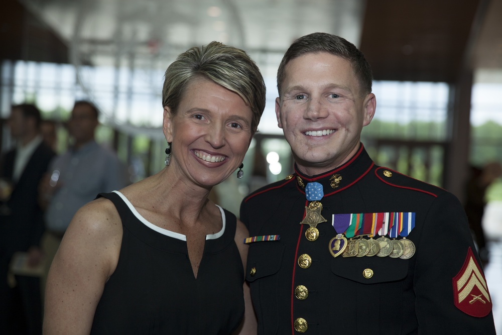 Kyle Carpenter at National Museum of the Marine Corps