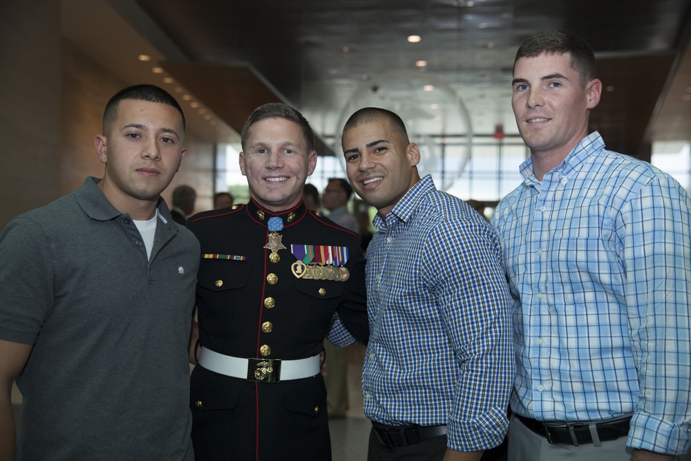 Kyle Carpenter at National Museum of the Marine Corps