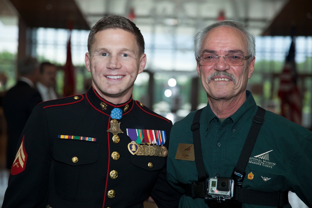 Kyle Carpenter at National Museum of the Marine Corps