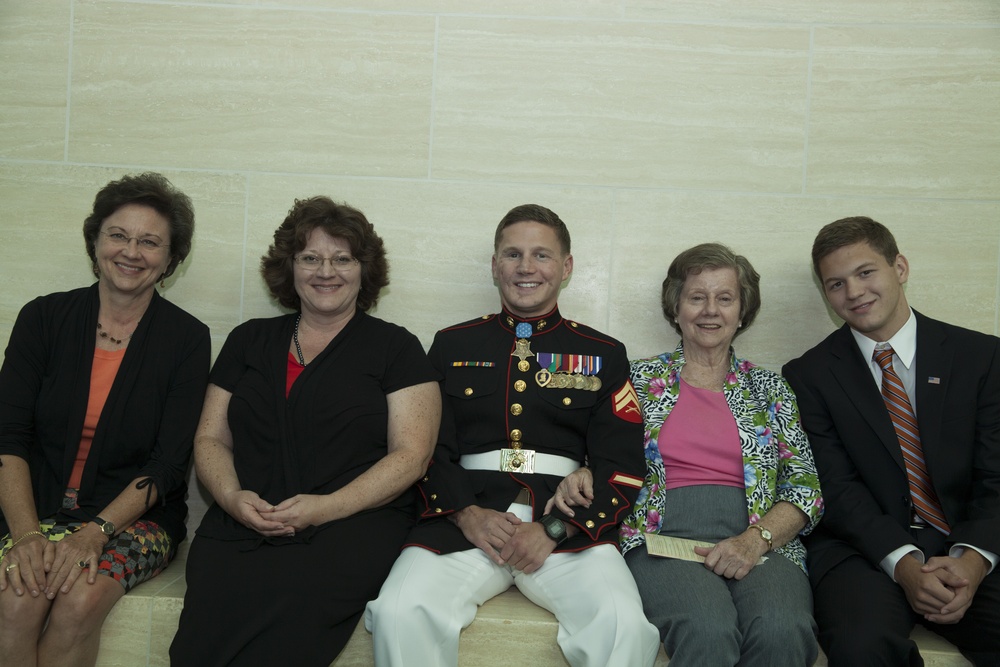 Kyle Carpenter at National Museum of the Marine Corps