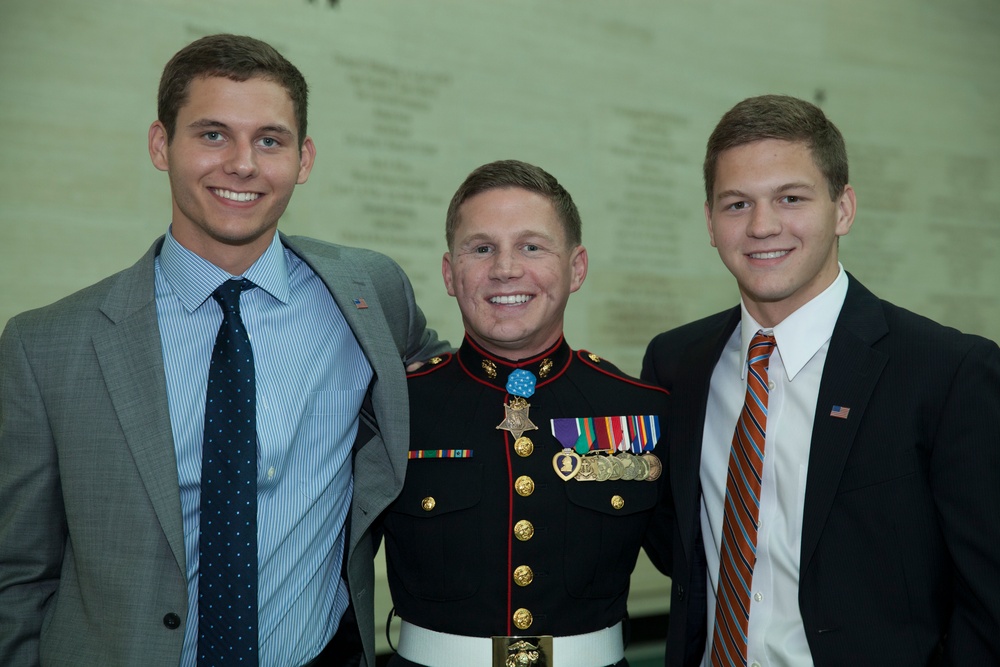 Kyle Carpenter at National Museum of the Marine Corps