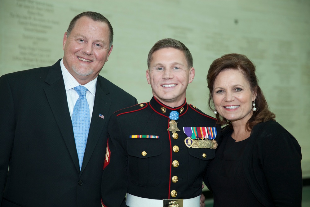 Kyle Carpenter at National Museum of the Marine Corps