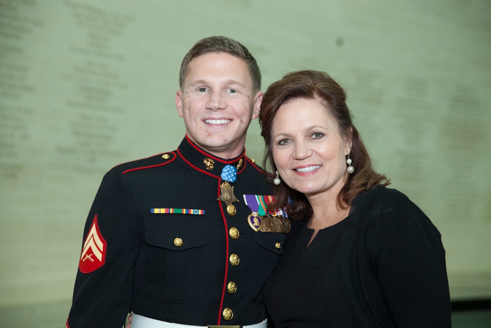 Kyle Carpenter at National Museum of the Marine Corps