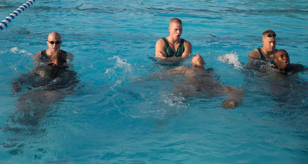 Photo Gallery: Parris Island recruits dive into Marine Corps’ amphibious nature