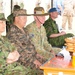 Gen. Iwata and Maj. Gen. Burr visit Khaan Quest 2014