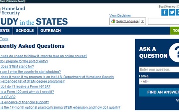 DHS launches enhanced Study in the States website