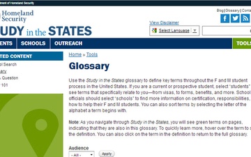 DHS launches enhanced Study in the States website