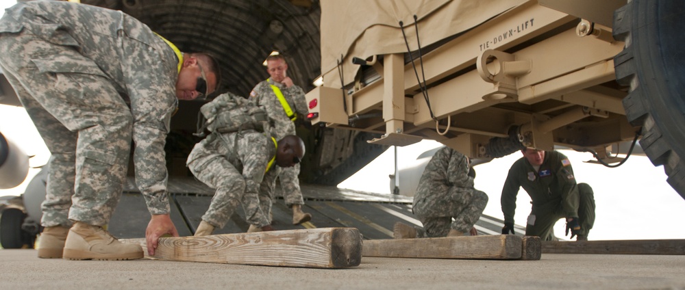 III Corps HQ and 4th Airlift Wing conduct joint EDRE
