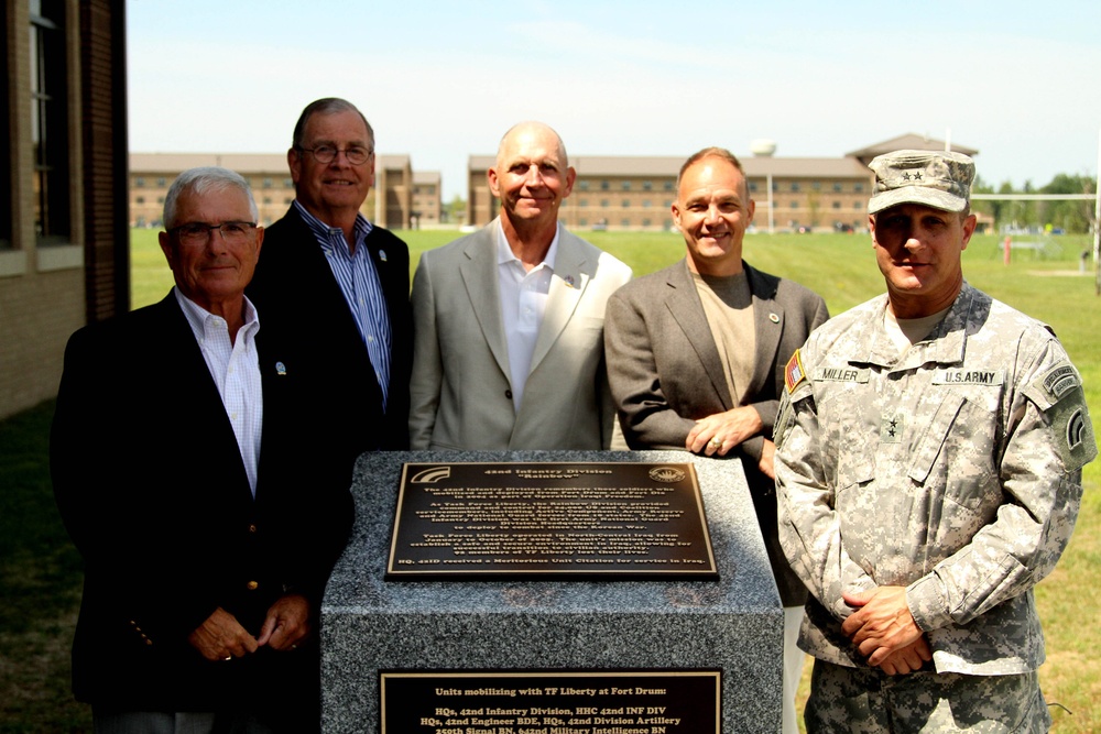 Memorial marks 42nd Infantry Division mobilization at Fort Drum