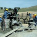 Electrical substation under construction