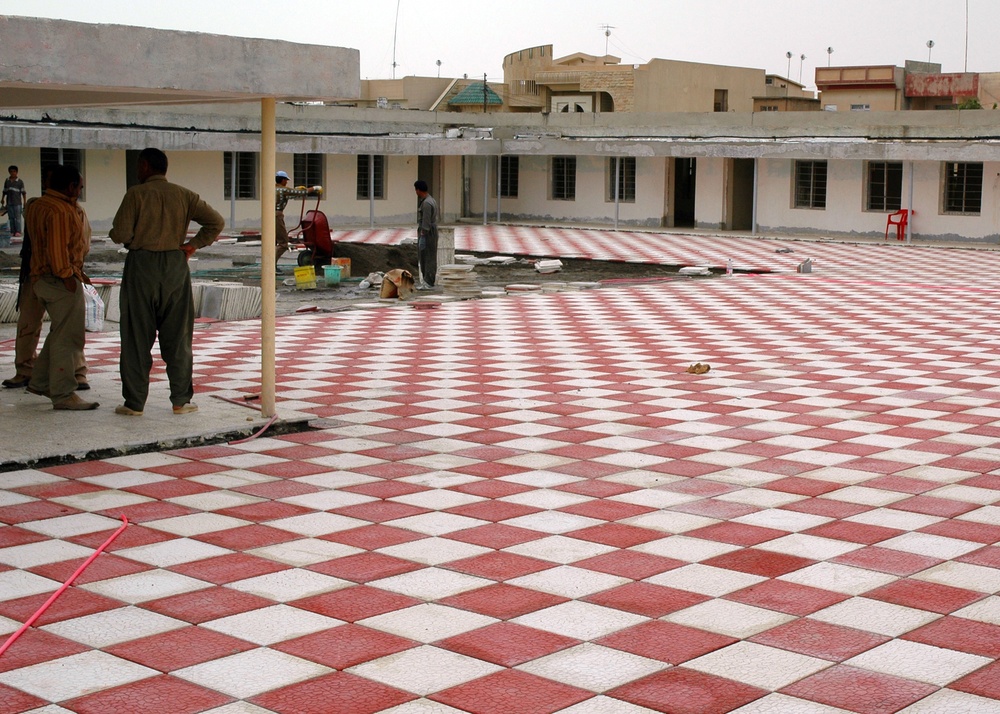 School renovation project in Iraq