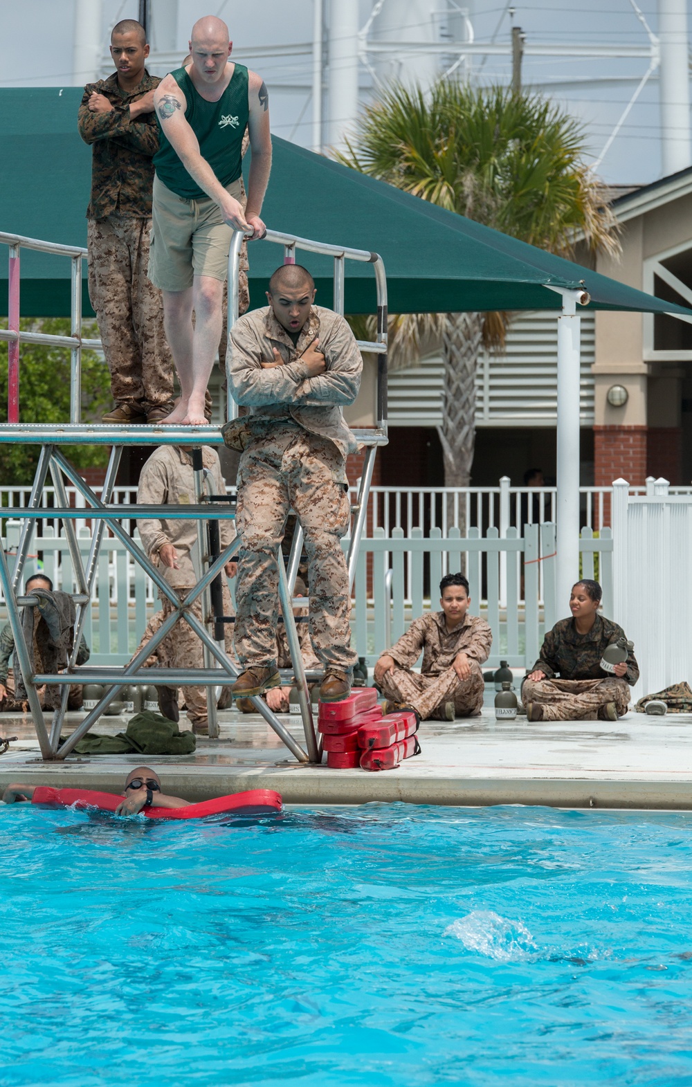 Marine recruits swim their way to next phase of training on Parris Island