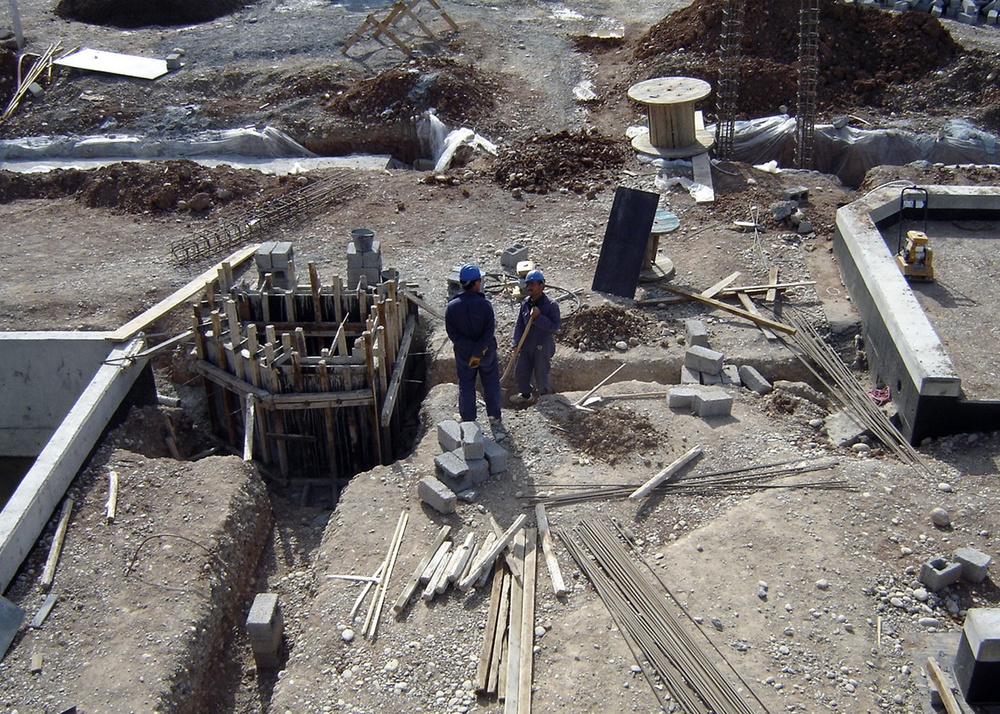 Electrical substation outside Erbil, northern Iraq