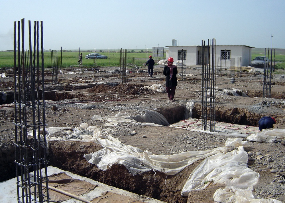 Electrical substation outside Erbil, northern Iraq