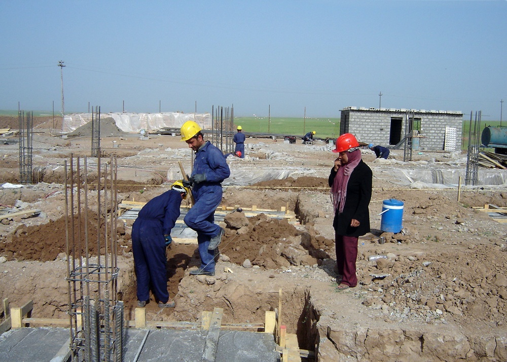 Electrical substation outside Erbil, northern Iraq