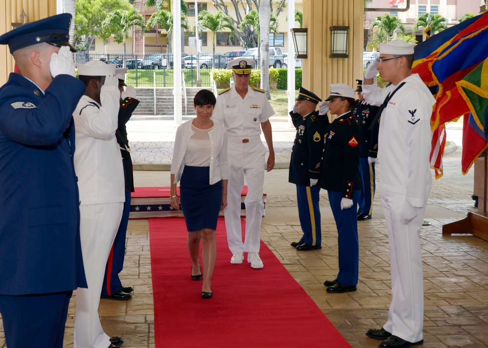 Norwegian delegation at Camp H.S. Smith