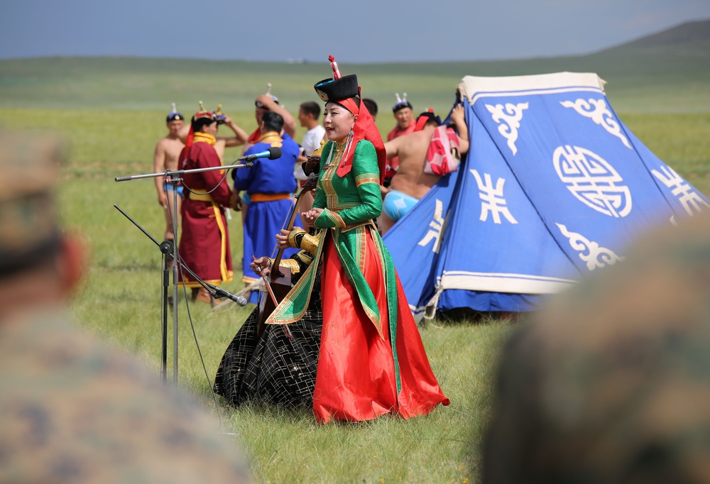 Mongolian Armed Forces share culture during KQ14